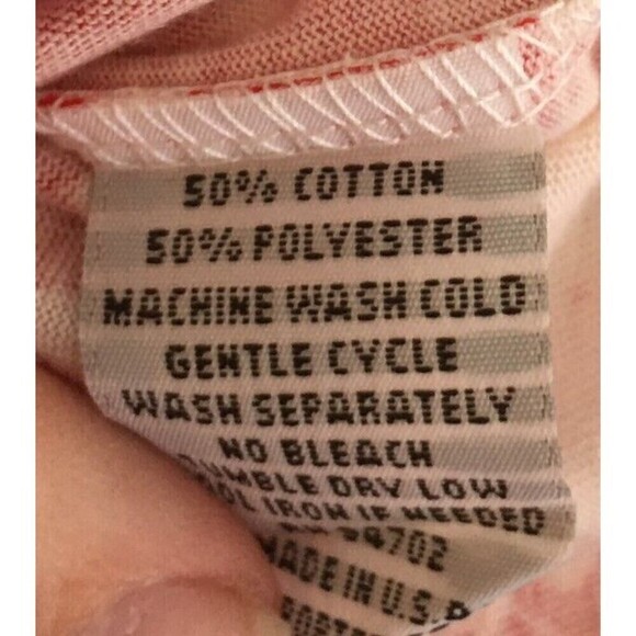 Hot Cotton Size Extra Large Top Red Short Sleeve White Plant Print Lagenlook - Picture 5 of 6